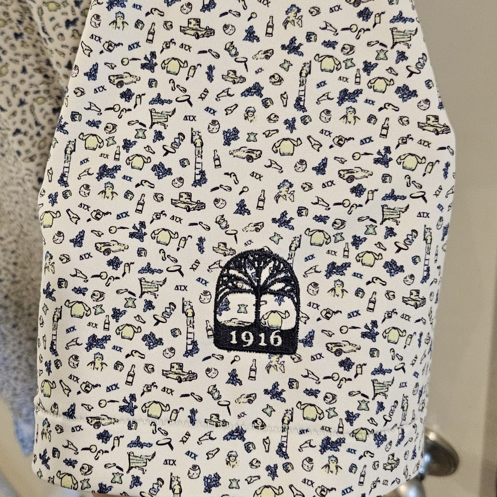 Peter Millar Summer Comfort Polo Shirt - Texas All-Over Print - Large - Picture 7 of 11